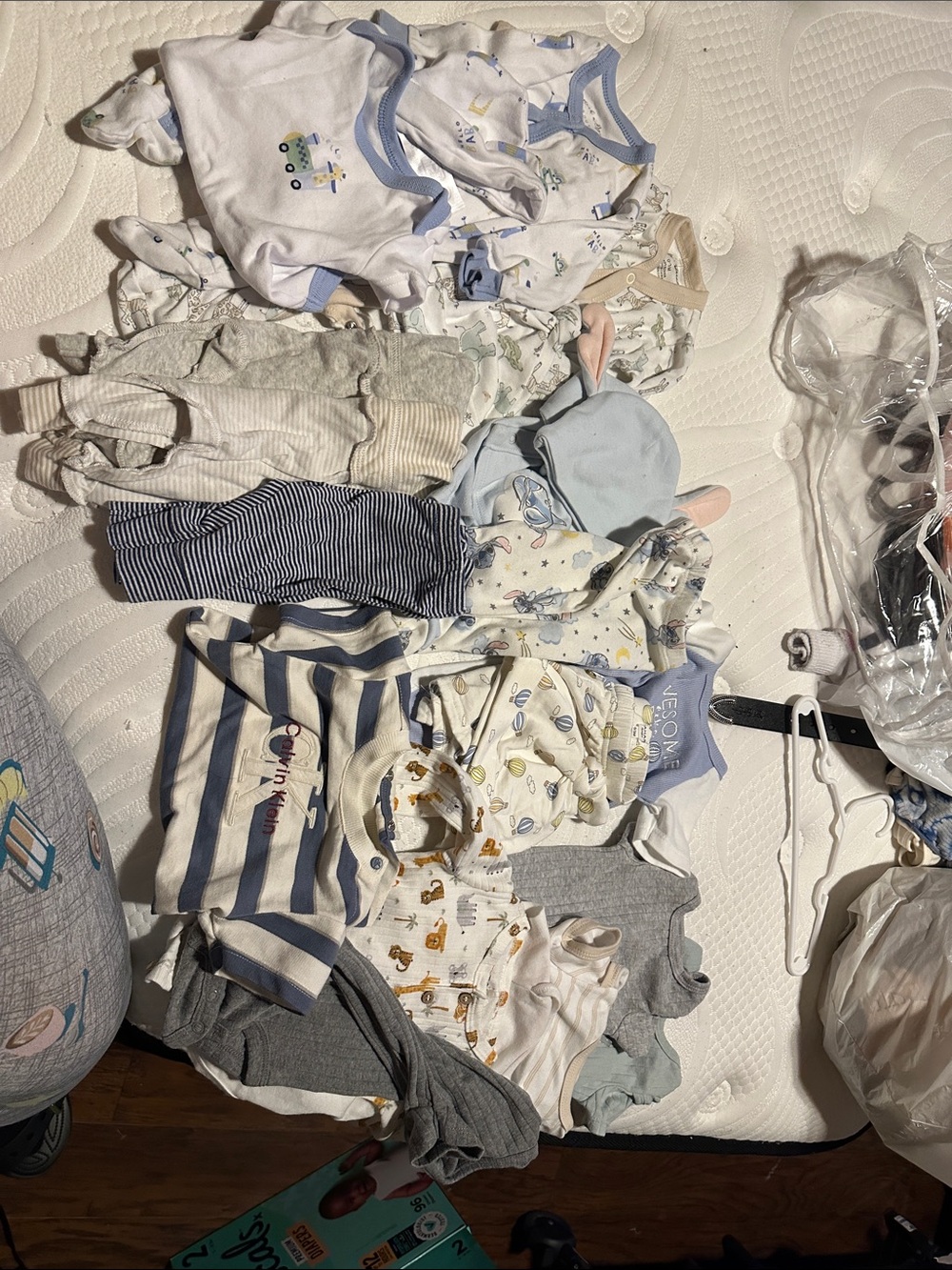 Carter's Baby Sleepwear Mix in Light Blue, Gray, White